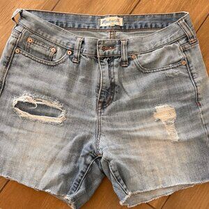 Madewell baggy denim shorts